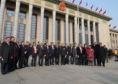 2010年僑總負責人赴北京參加兩會照片