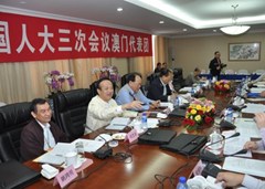 2010年僑總負責人赴北京參加兩會照片