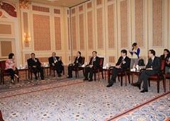 主禮嘉賓休息室一角