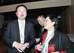 陳會長與嘉賓交談甚歡